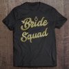 Bride Squad Gold Bachelorette Party & Bridal Party Tee