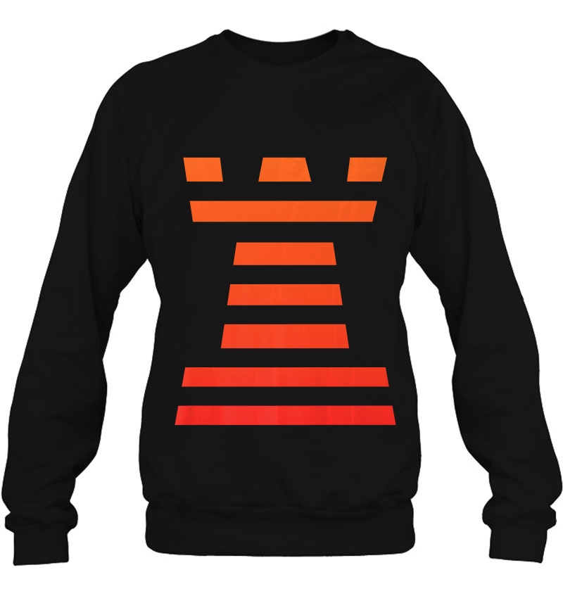 Chess Shirt With Orange Rook Sweatshirt