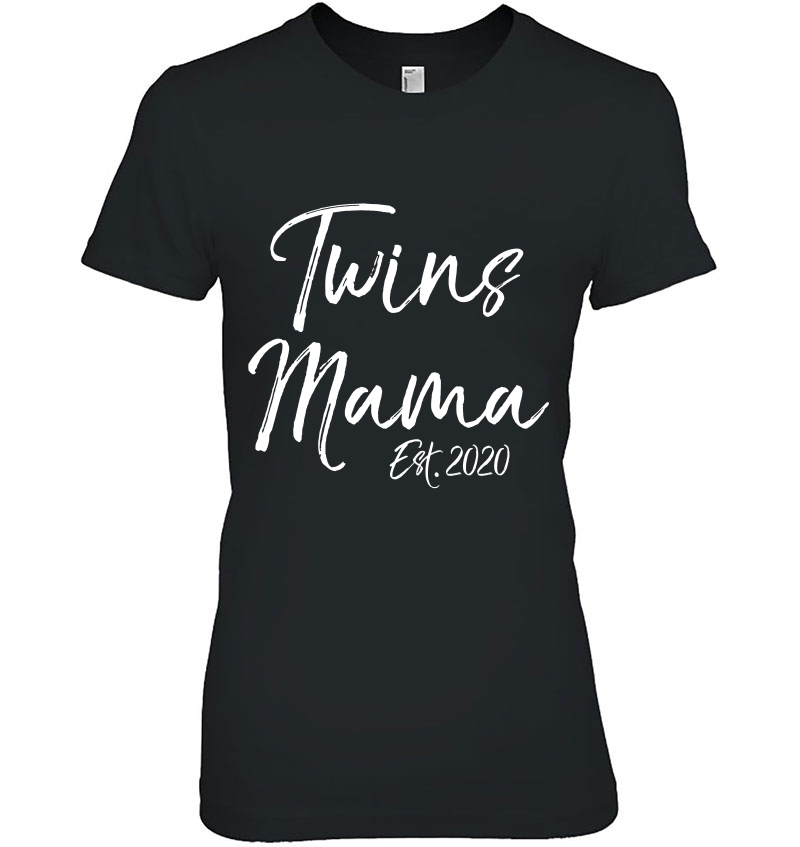 Cute New Twins Mom Gift Twins Reveal Twins Mama Est. 2020 Ver2 Hoodie