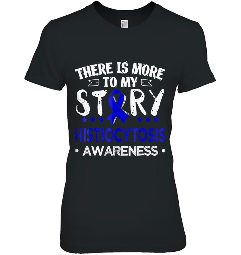 Dark Blue Awareness Ribbon - Histiocytosis Tee Hoodie