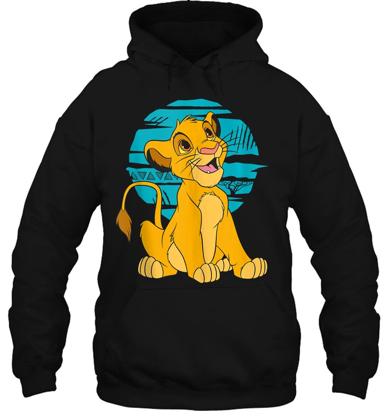 The Lion King Young Simba Happy Blue Retro Tank Top Mugs