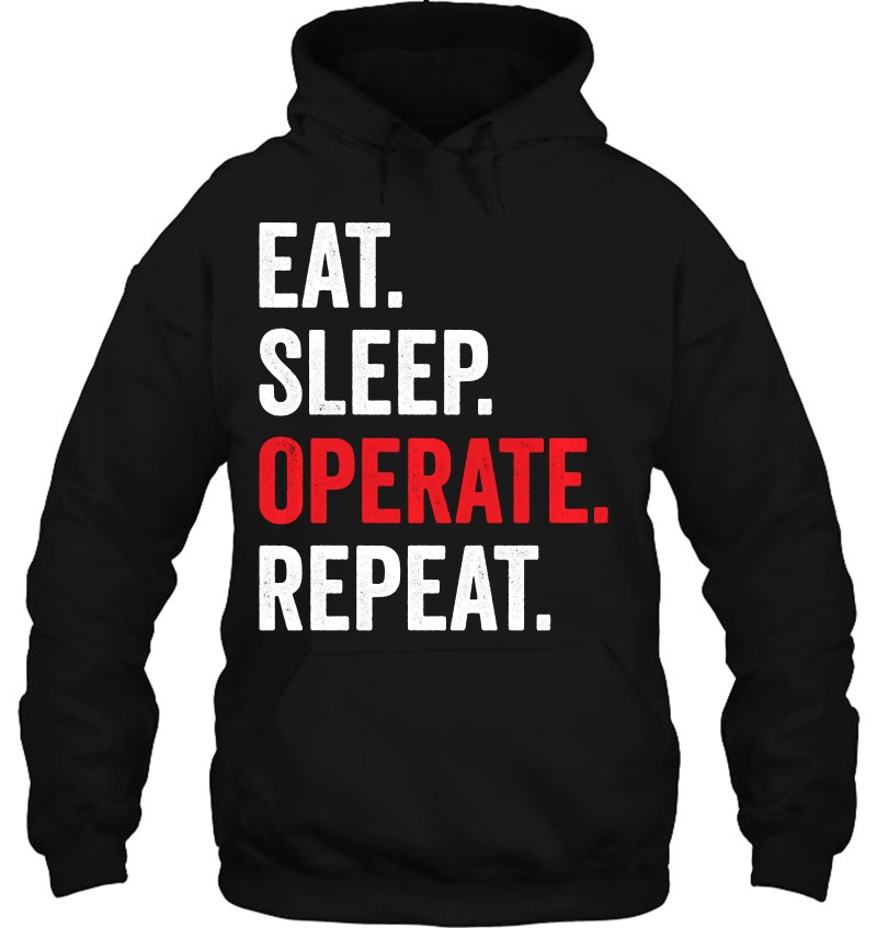 Eat Sleep Operate Repeat Doctor & Surgeon Pullover Hoodie