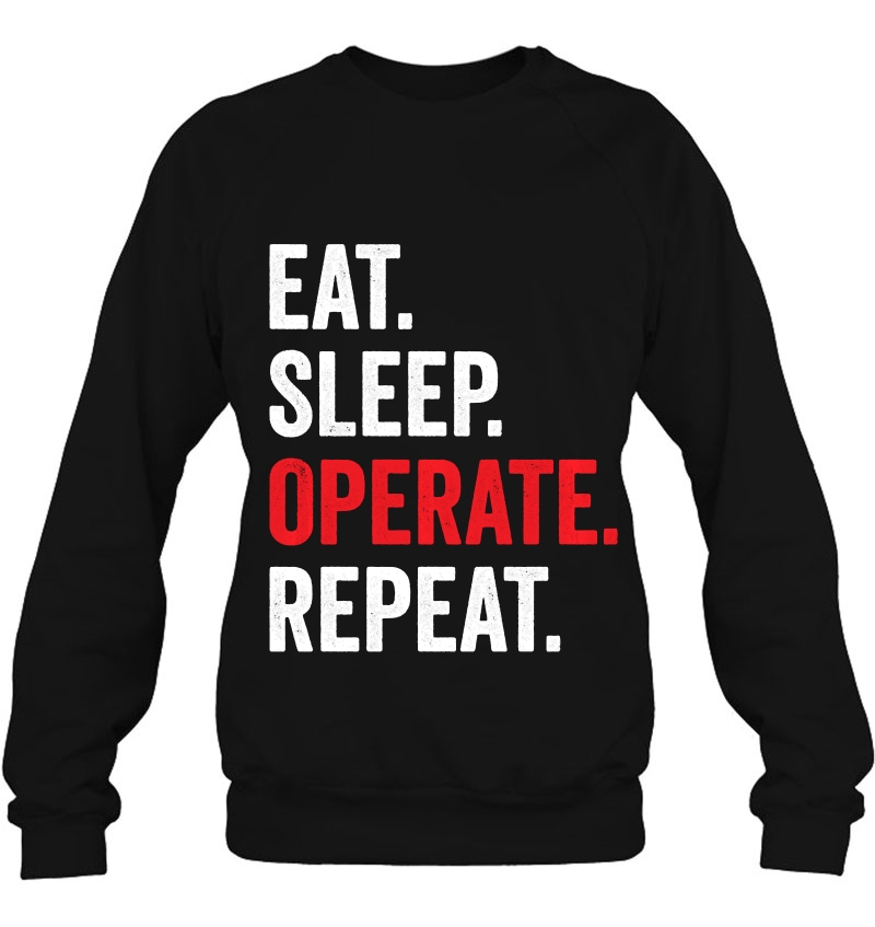 Eat Sleep Operate Repeat Doctor & Surgeon Pullover Sweatshirt
