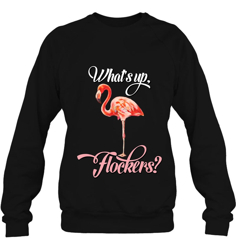 Funny Flamingo - What's Up Flockers Mugs