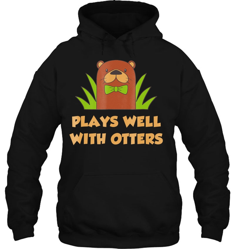 Funny Plays Well With Otters Pet Zoo Farm Meme Quote Mugs