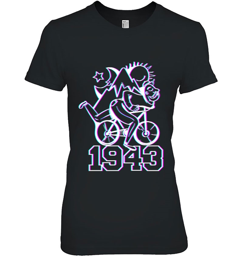 Lsd Acid 1943 Hofmann Bicycle Day Psychedelic Trip Glitch Hoodie