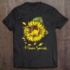 Mama Saurus Dinosaur Sunflower Tee