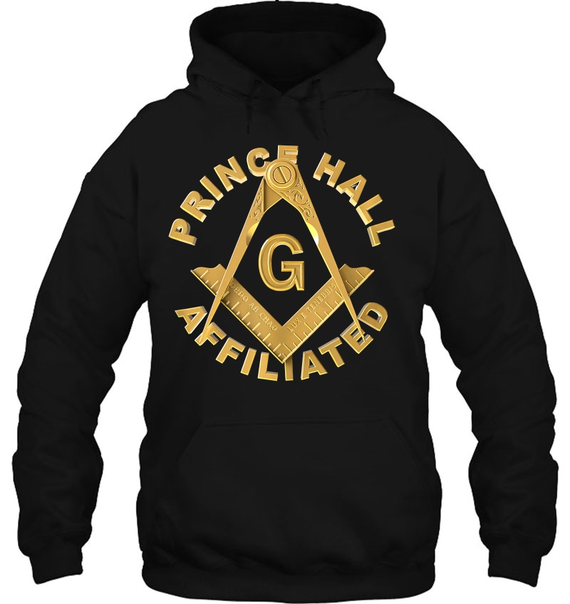 Masonic Pha Prince Hall Affiliated Square Compass Freemason Hoodie