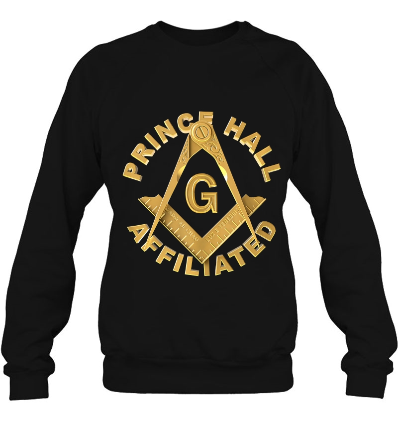 Masonic Pha Prince Hall Affiliated Square Compass Freemason Sweatshirt