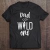 Mens Dad Of The Wild One Shirt Boho Feather 1St Birthday Family Tee