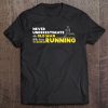 Old Man Loves To Run Funny Old Man Running Tee