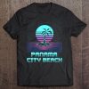 Panama City Beach Fl Retro Vintage 80S Palm Tree Tee