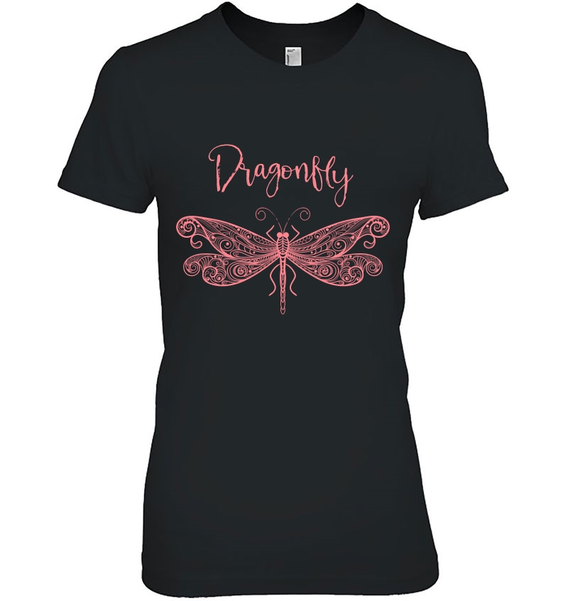 Pink Dragonfly Damselfly Insect Wings For Women Hoodie