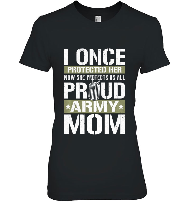 Proud Army Mom Tshirt Support Military Daughter Hoodie