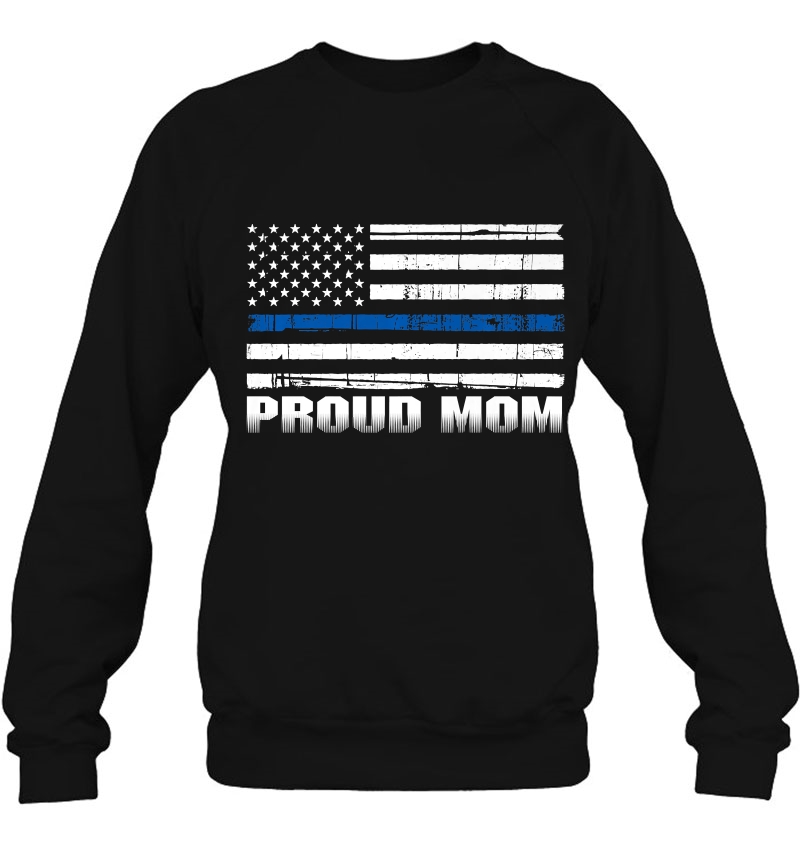 Proud Mom Of Police Enforcer Cop Blue Thin Line Mugs