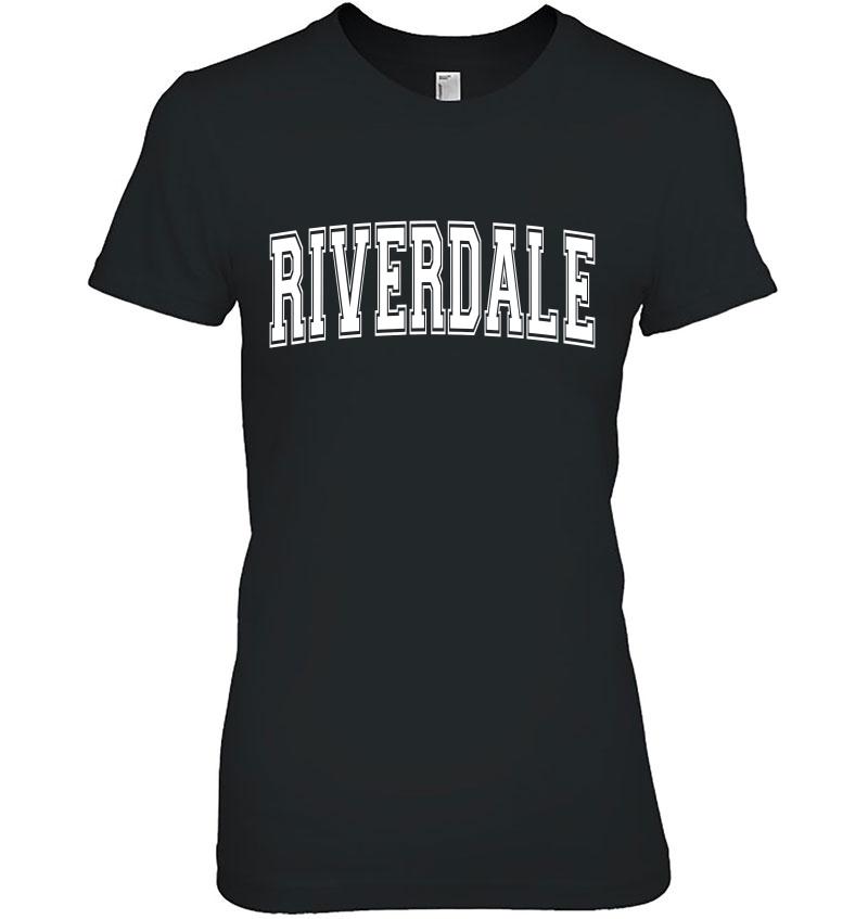 Riverdale Ga Georgia Usa Vintage Sports Varsity Ladies Tee