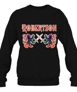 Robertson Scottish Clan Family Kilt Tartan Lion Sweatshirt