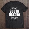 South Dakota Great Faces Great Places State Pride Tee