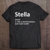 Stella Definition Personalized Name Funny Birthday Tee