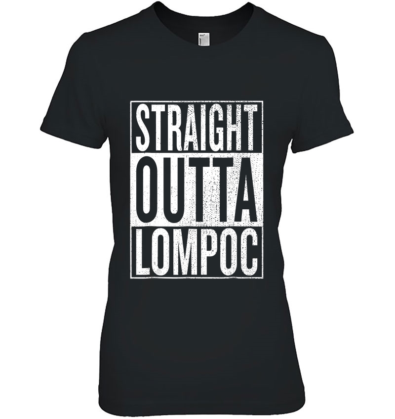 Straight Outta Lompoc Great Travel Hoodie