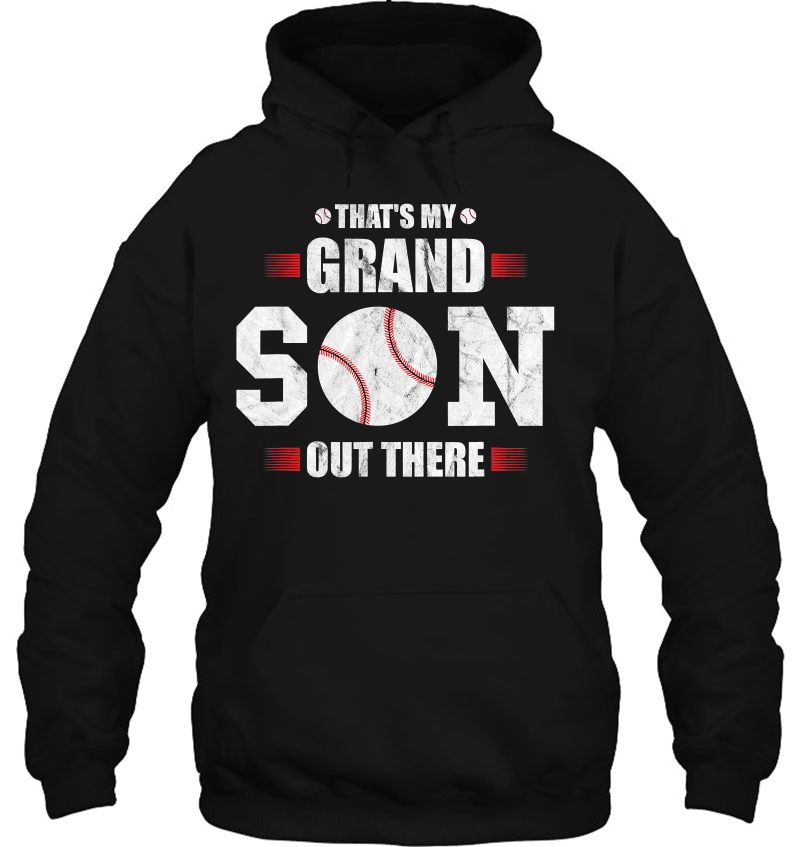 That's My Grandson Out There Baseball Grandparents Mugs