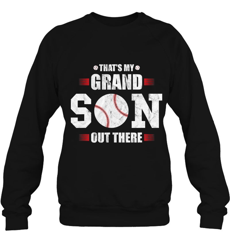 That's My Grandson Out There Baseball Grandparents Mugs