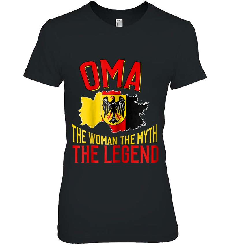 Womens Oma The Woman The Myth The Legend German Grandmother Mugs