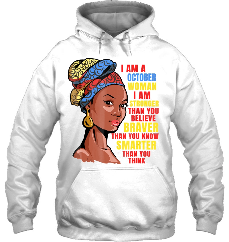 Black Women Birthday I Am A October Mugs