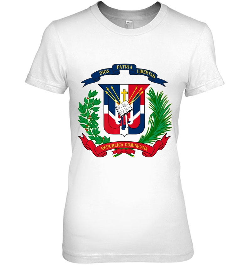 Coat Of Arms Republica Dominicana Bandera Dominican Flag Hoodie