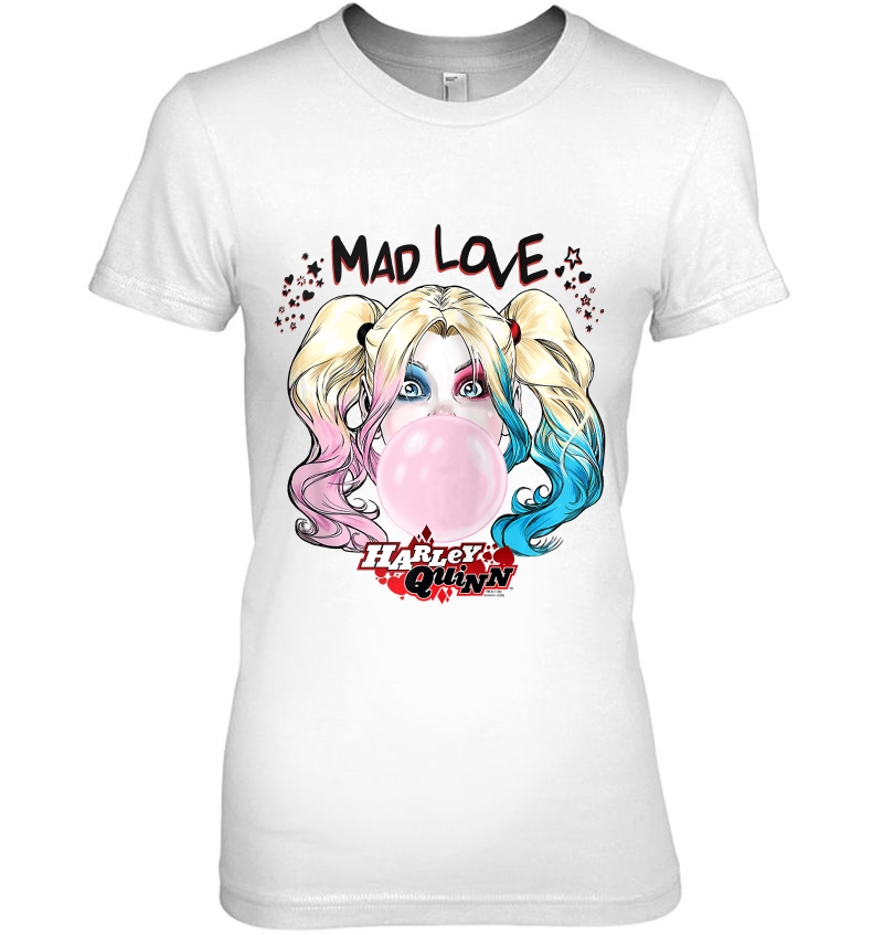 Harley Quinn Mad Love Zip Ladies Tee