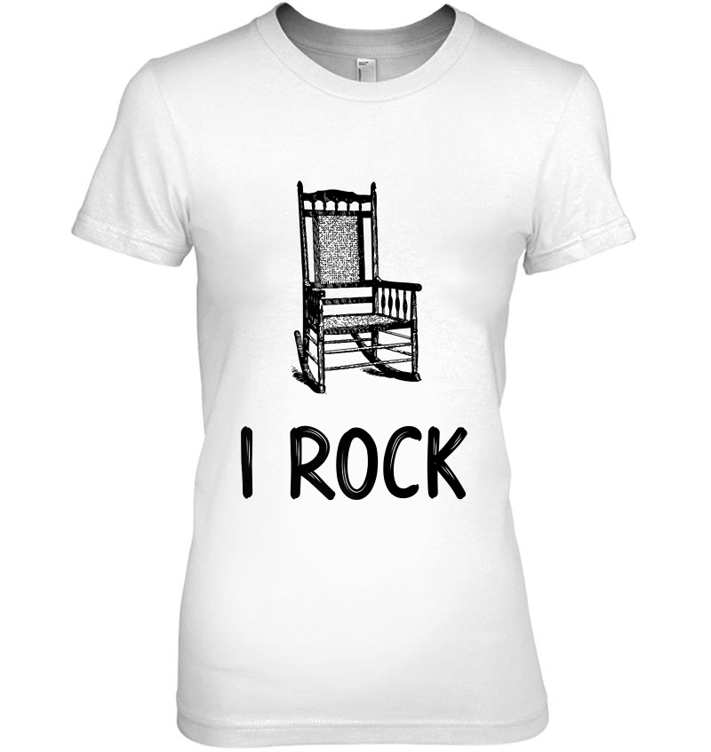 I Rock Rocking Chair Design Hoodie