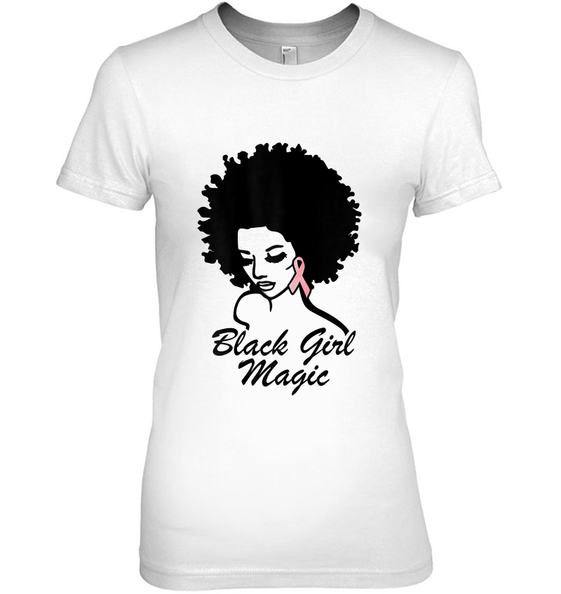 Womens Breast Cancer Black Women Awareness Tshirt Afro Hoodie