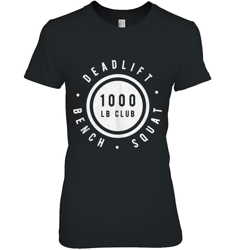 1000Lb Club Powerlifting Barbell Strong Novelty Tank Top Hoodie