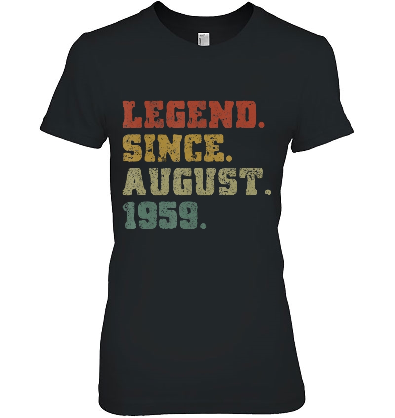 61St Birthday Gifts 61 Years Old Legend Since August 1959 Ver2 Hoodie