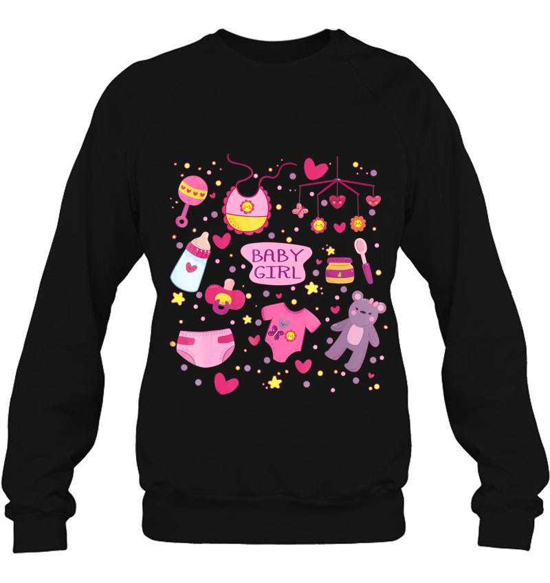 Abdl (Adult Baby Diaper Lover) Baby Girl Collection Sweatshirt