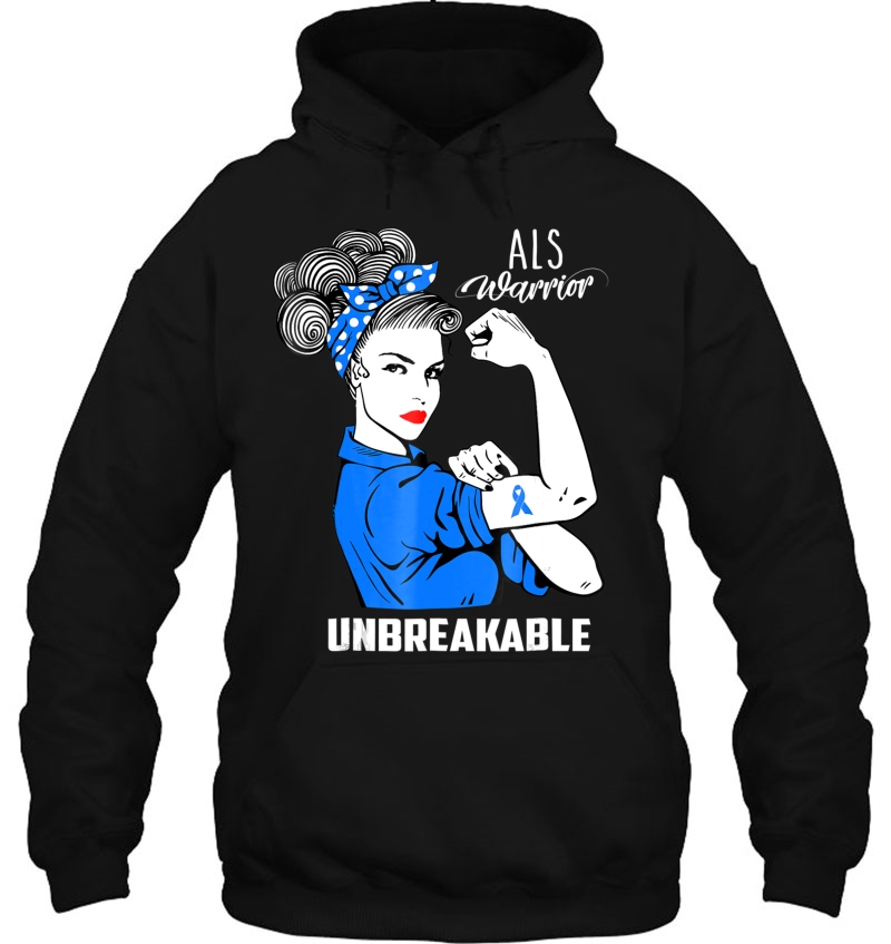 Als Warrior Unbreakable Shirt Als Awareness Gift Mugs