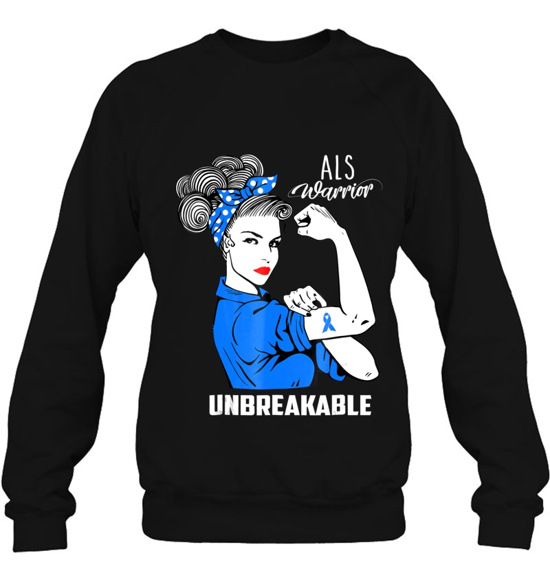 Als Warrior Unbreakable Shirt Als Awareness Gift Mugs