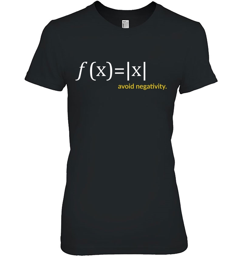 Avoid Negativity Math Equation Problem Engineer Tee Hoodie