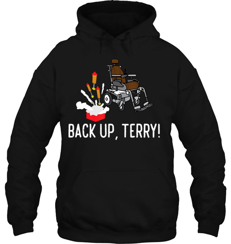 Back Up Terry! Cute Funny Fireworks Gift Hoodie