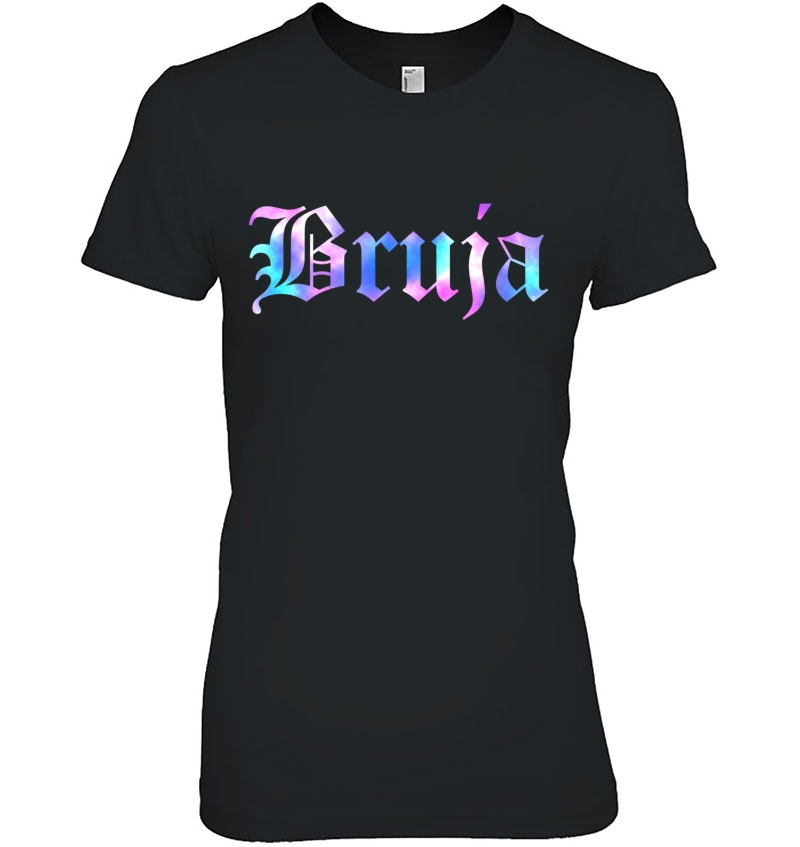 Bruja Tie Dye Galaxy Old English Chola Tee Hoodie