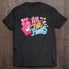 Care Bears Cheer Bear Hearts And Rainbows Tee