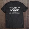 Chef Cook Bbq Funny Tee Cool Cooking Love Perfect Gift Idea Tee