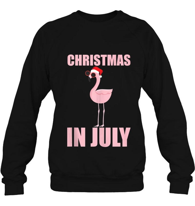 Christmas In July Funny Flamingo In Santa Hat Tank Top Mugs