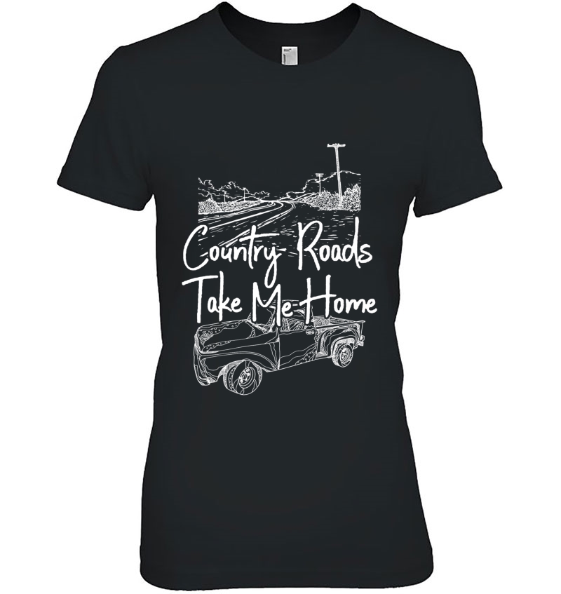 Country Roads Take Me Home Premium Hoodie