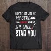 Crazy Nurse Shirt Don't Flirt With Me Tee For Boyfriends Tee