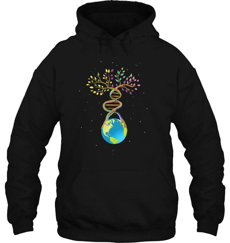 Dna Tree Life Mother Earth Genetics Biologist Science Shirt Hoodie