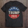 Donald Trump 2020 Retro Button Vintage Patriotic July 4Th Tee