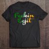 Feckin Eejit Irish Flag - Celtic Script Graffiti Tee