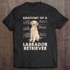 Funny Anatomy Of A Labrador Retriever Tops Tee