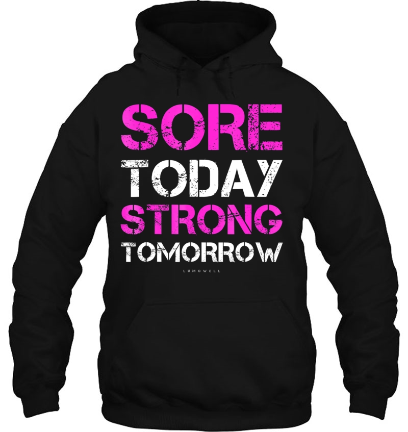 Funny Gym S. Sore Today Strong Tomorrow Gif Mugs